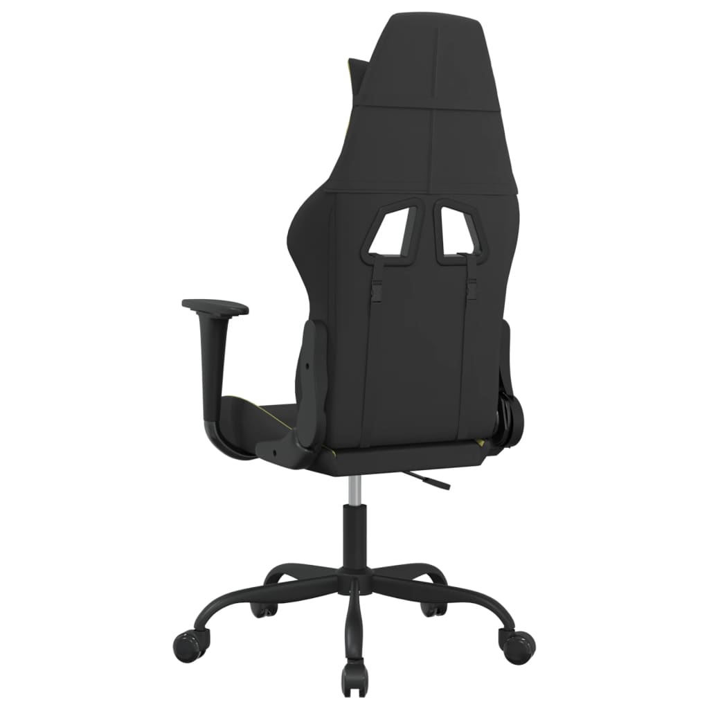gamingstol stof Sort og lysegrønt stof