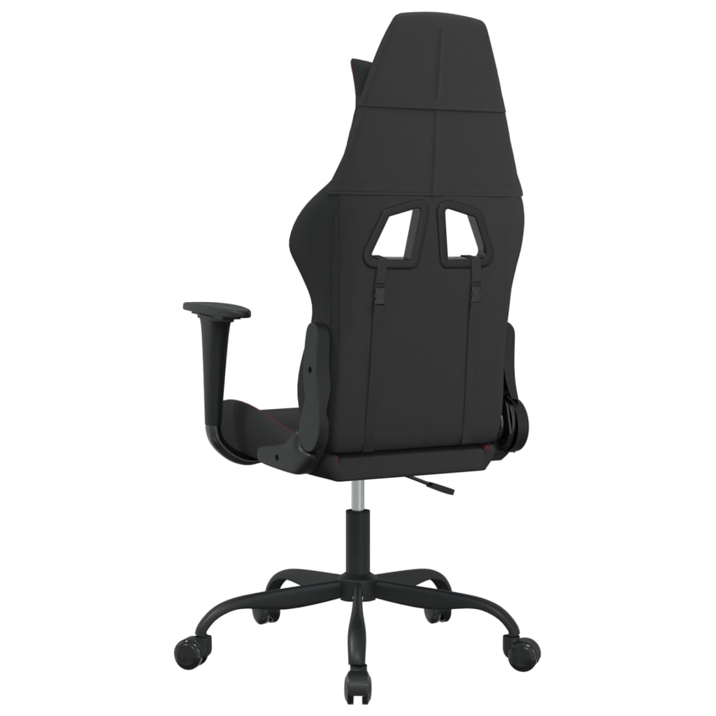 gamingstol stof sort og rød