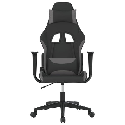gamingstol stof Sort og lysegrå