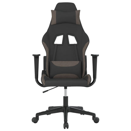 gamingstol stof sort og gråbrun