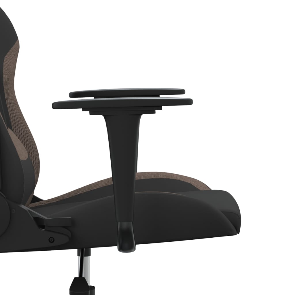 gamingstol stof sort og gråbrun
