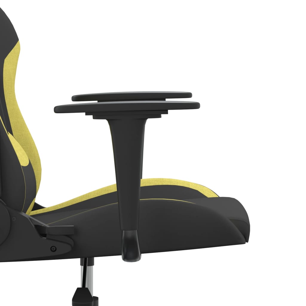 gamingstol stof Sort og lysegrønt stof