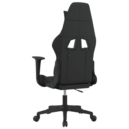 gamingstol stof sort og blå