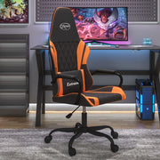 gamingstol kunstlæder sort og orange