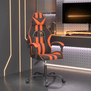 gamingstol kunstlæder sort og orange