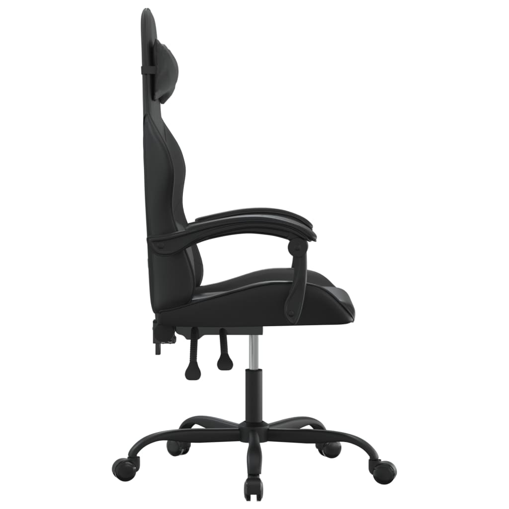 gamingstol kunstlæder sort