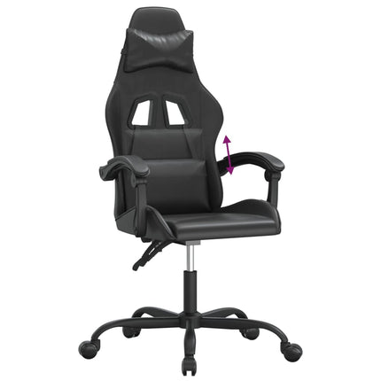 gamingstol kunstlæder sort