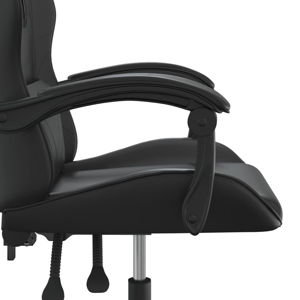 gamingstol kunstlæder sort