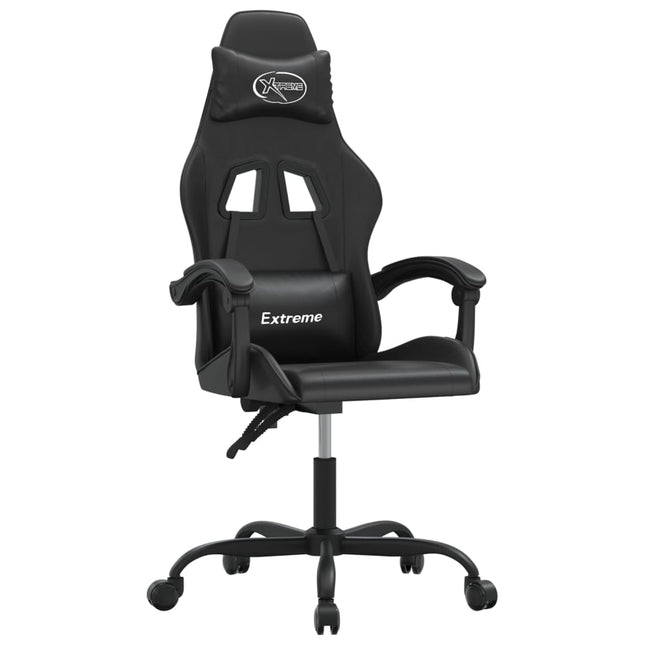 gamingstol kunstlæder sort