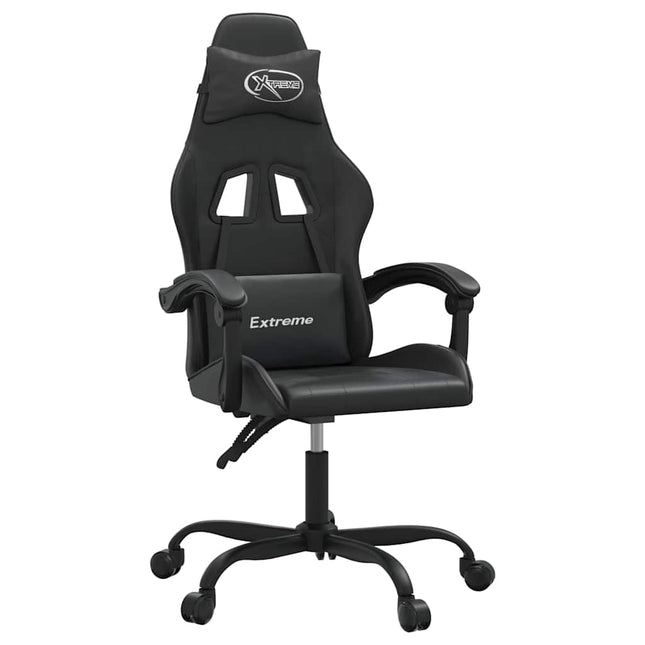 gamingstol kunstlæder sort