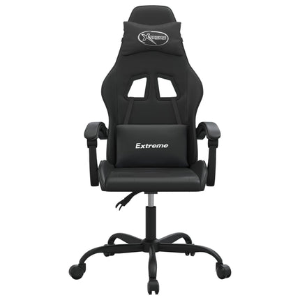 gamingstol kunstlæder sort