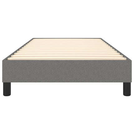 Boxspring sengeramme Mørkegrå 80x200 cm Stof