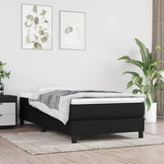 Boxspring sengeramme 80x200 cm stof sort