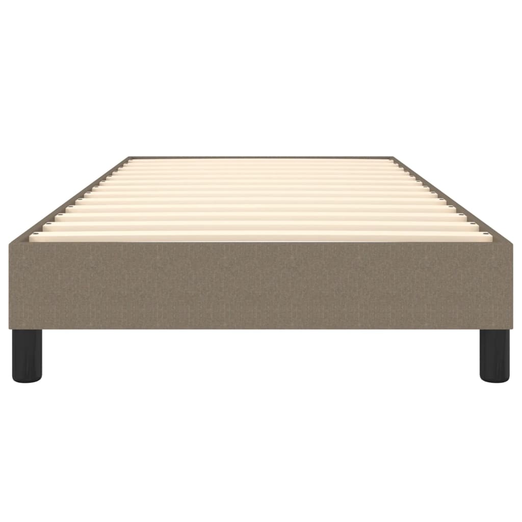Boxspring sengeramme 80x200 cm stof gråbrun