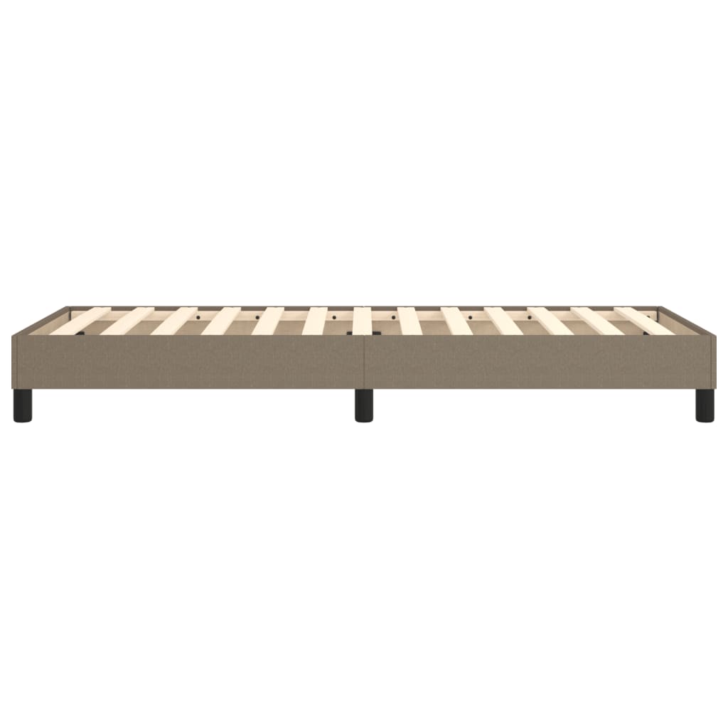 Boxspring sengeramme 80x200 cm stof gråbrun