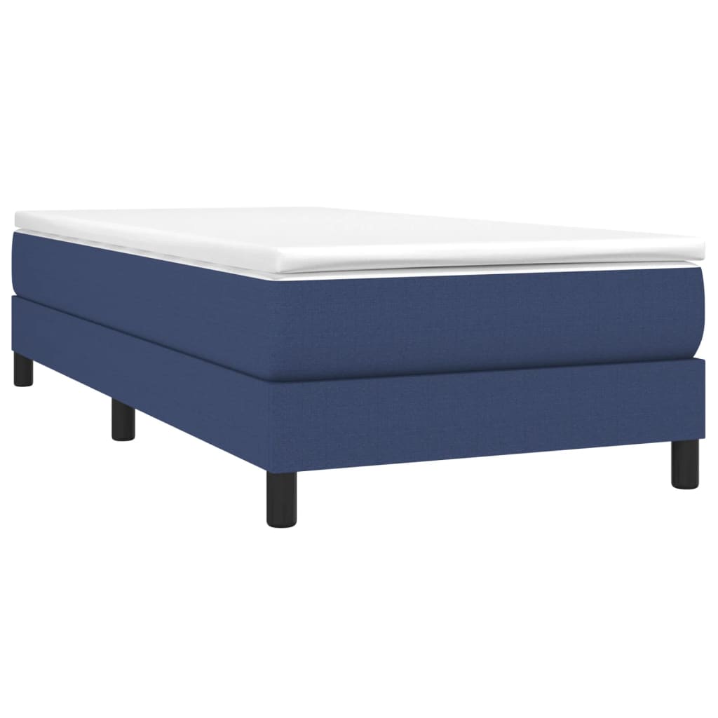Boxspring sengeramme 80x200 cm stof blå