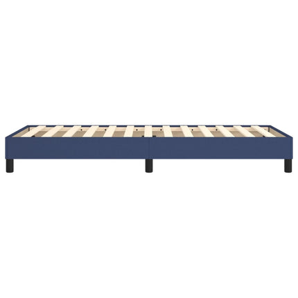 Boxspring sengeramme 80x200 cm stof blå