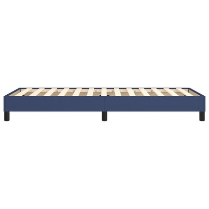 Boxspring sengeramme 90x190 cm stof blå