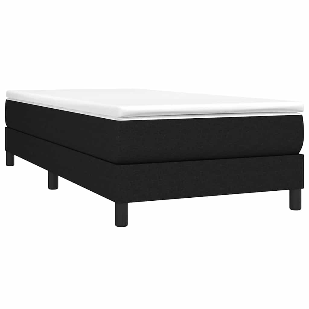 Boxspring sengeramme 90x200 cm stof sort