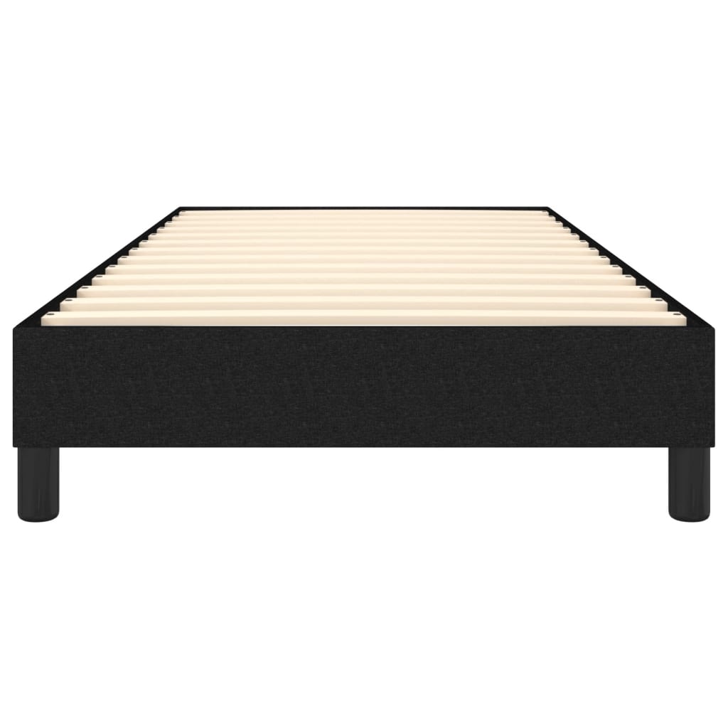Boxspring sengeramme 90x200 cm stof sort