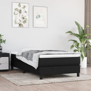 Boxspring sengeramme 90x200 cm stof sort
