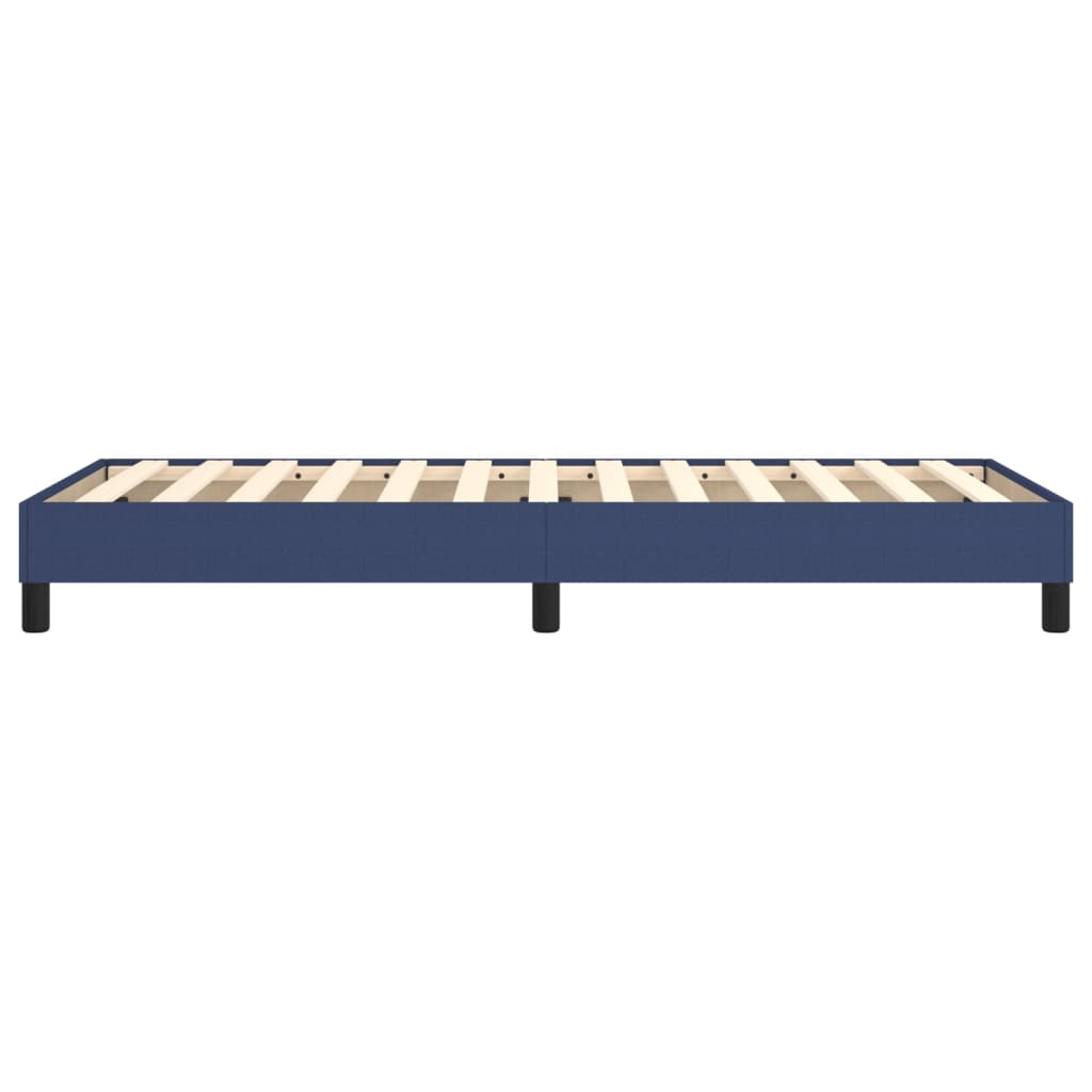 Boxspring sengeramme 90x200 cm stof blå