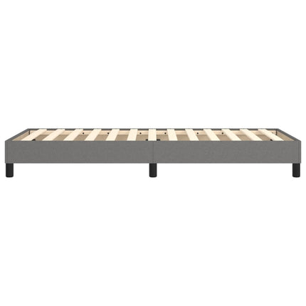 Boxspring sengeramme Mørkegrå 100x200 cm Stof