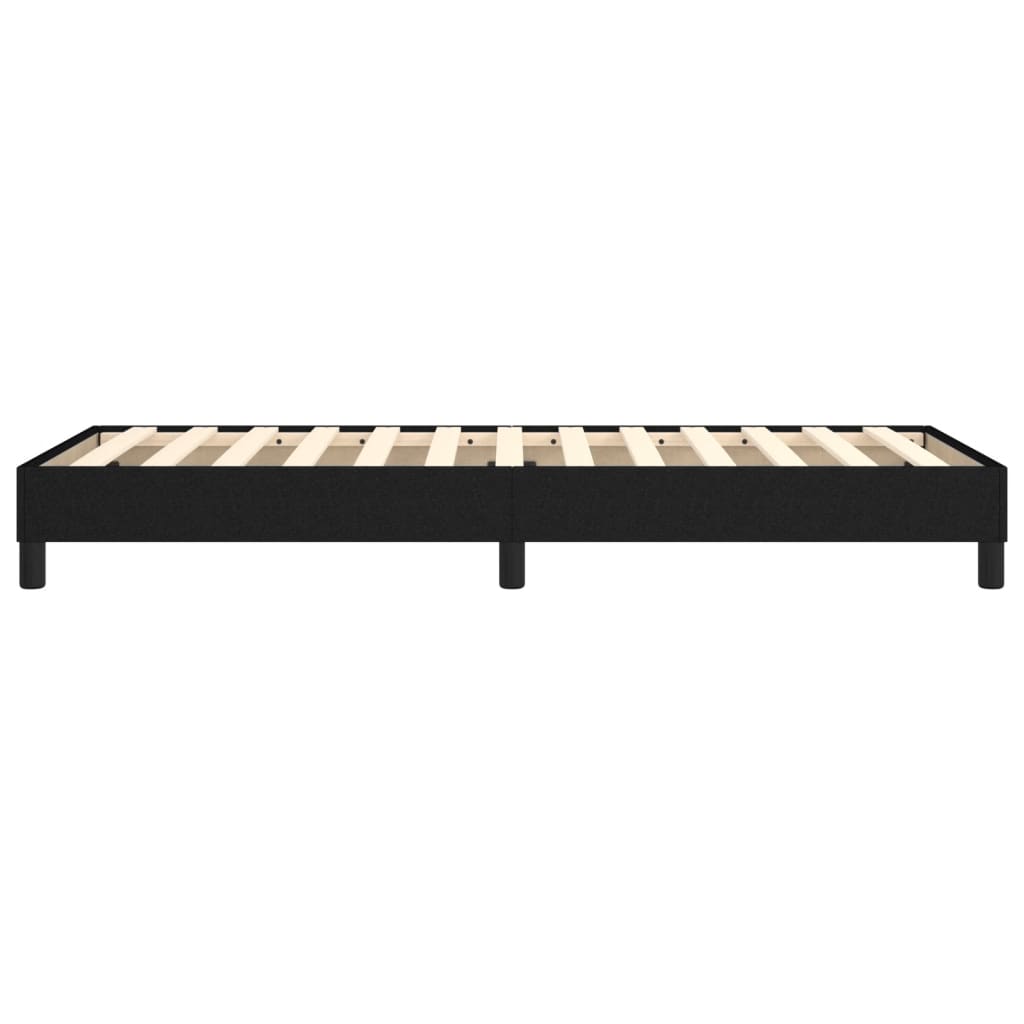 Boxspring sengeramme Sort 100x200 cm Stof