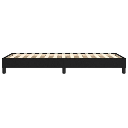 Boxspring sengeramme Sort 100x200 cm Stof