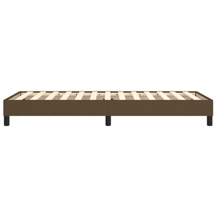 Boxspring sengeramme Mørkebrun 100x200 cm Stof