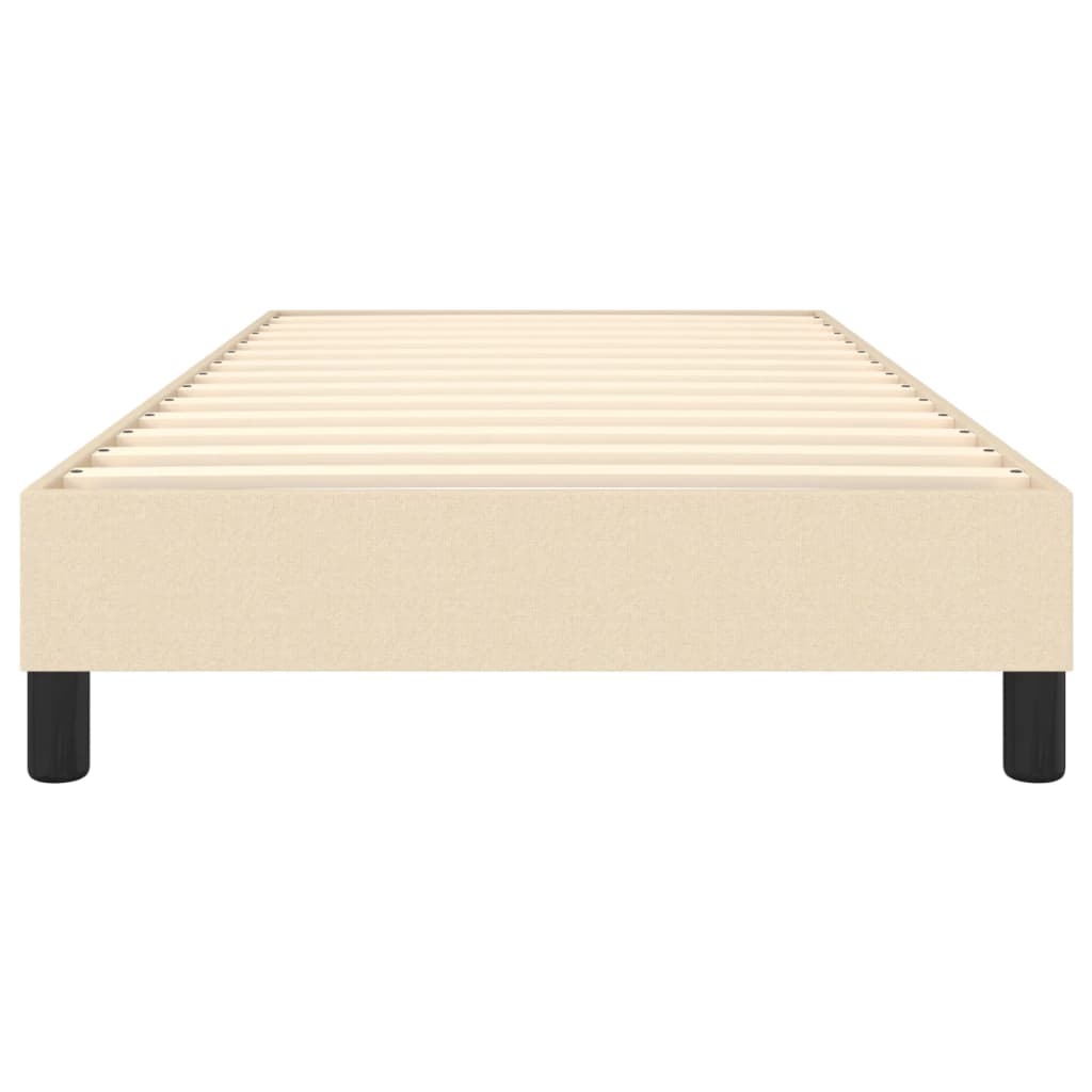 Boxspring sengeramme Creme 100x200 cm Stof