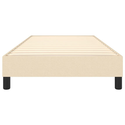 Boxspring sengeramme Creme 100x200 cm Stof