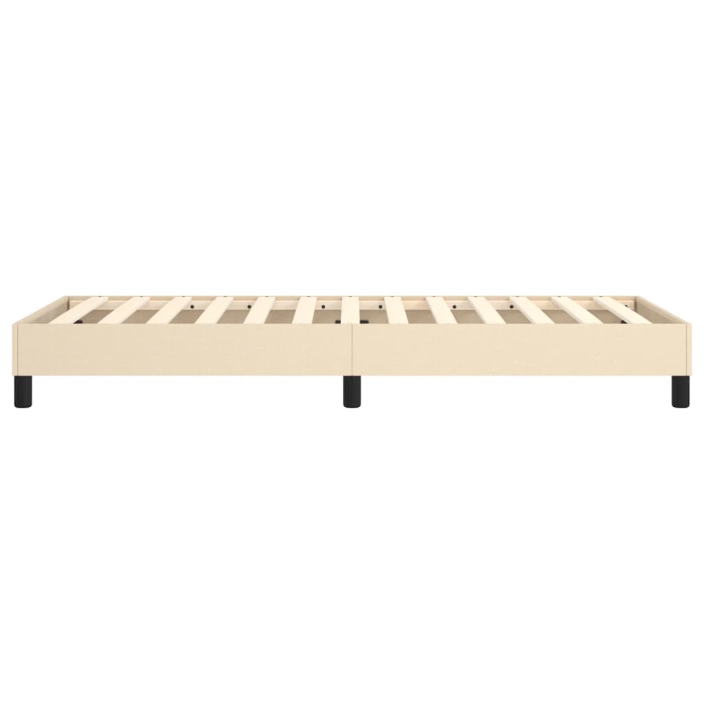 Boxspring sengeramme Creme 100x200 cm Stof