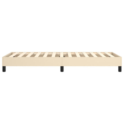 Boxspring sengeramme Creme 100x200 cm Stof
