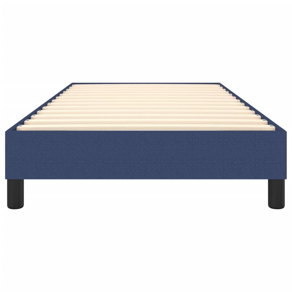Boxspring sengeramme 100x200 cm stof blå