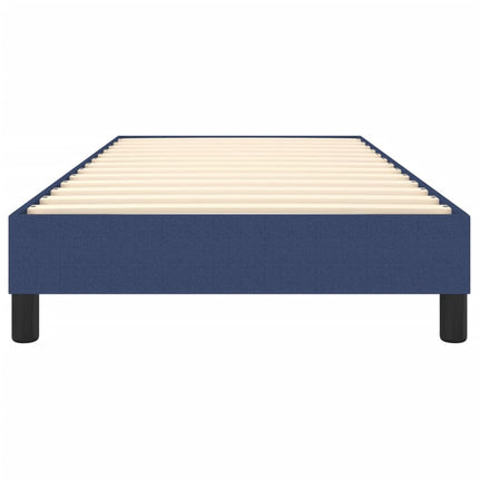 Boxspring sengeramme 100x200 cm stof blå