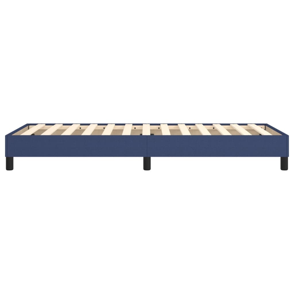 Boxspring sengeramme 100x200 cm stof blå