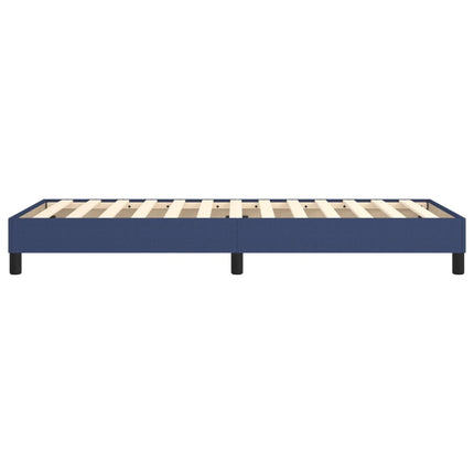 Boxspring sengeramme 100x200 cm stof blå