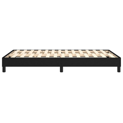 Boxspring sengeramme Sort 120x200 cm Stof