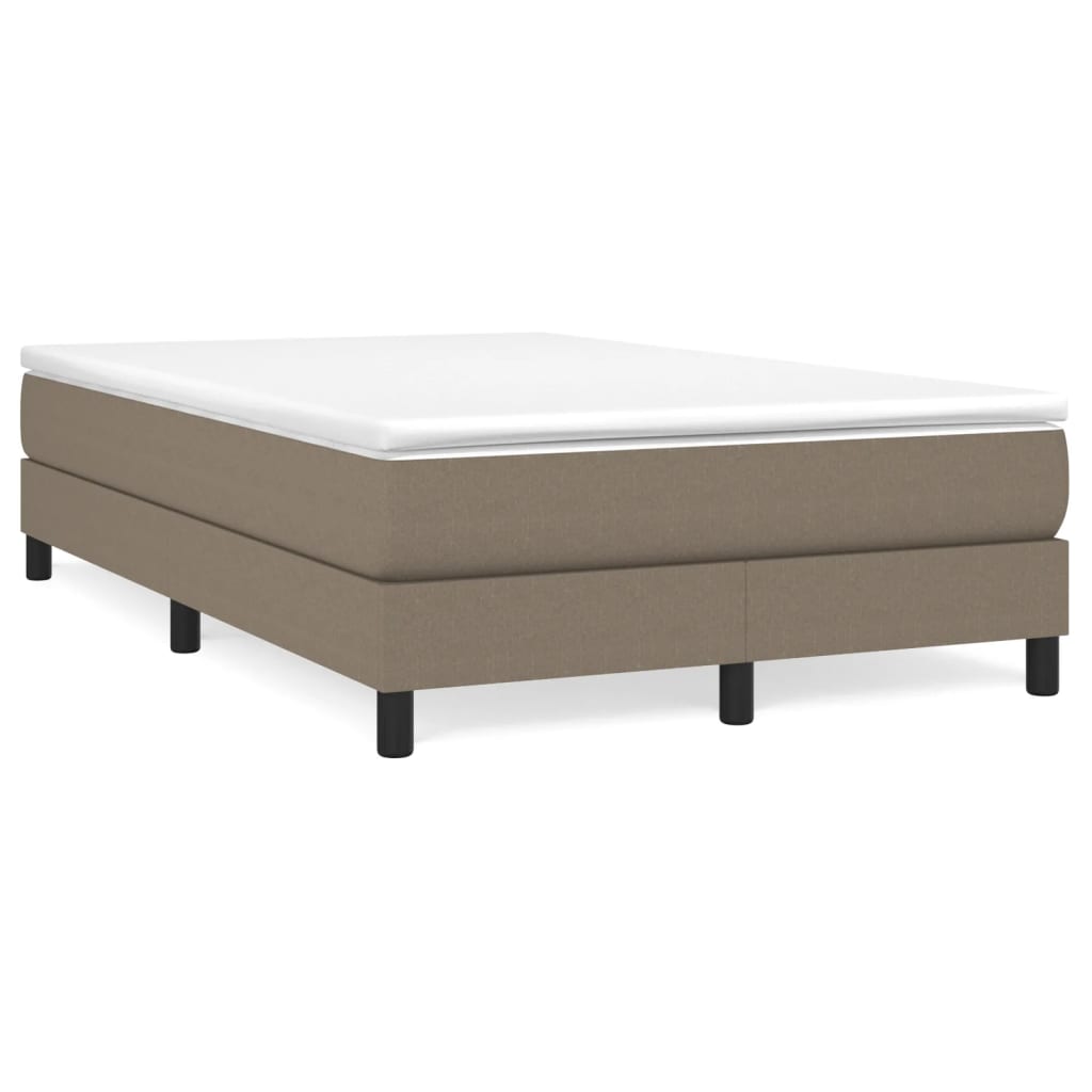 Boxspring sengeramme Taupe 120x200 cm Stof