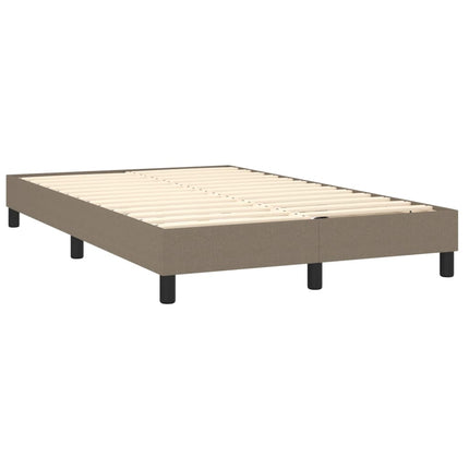 Boxspring sengeramme Taupe 120x200 cm Stof