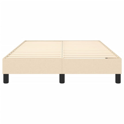 Boxspring sengeramme Creme 120x200 cm Stof