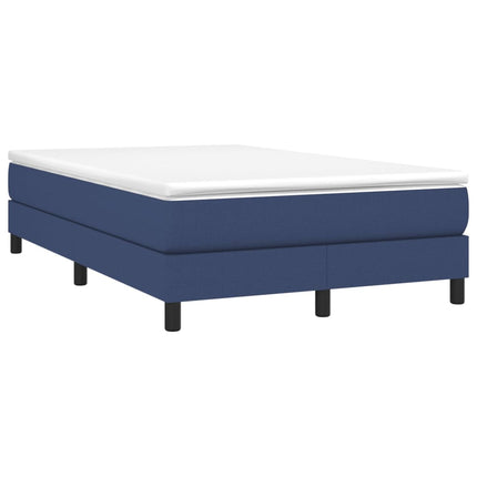 Boxspring sengeramme 120x200 cm stof blå