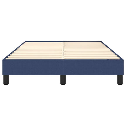 Boxspring sengeramme 120x200 cm stof blå