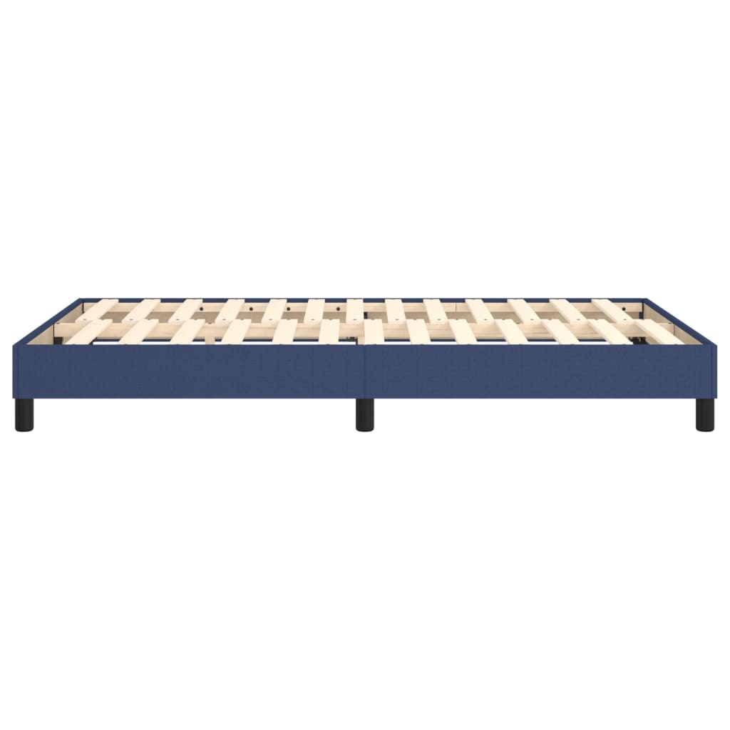 Boxspring sengeramme 120x200 cm stof blå