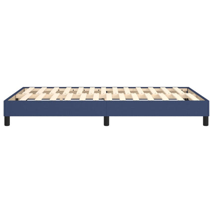 Boxspring sengeramme 120x200 cm stof blå