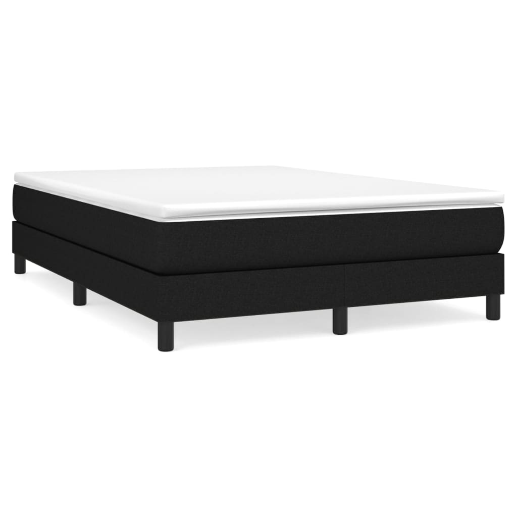 Boxspring sengeramme 140x190 cm stof sort