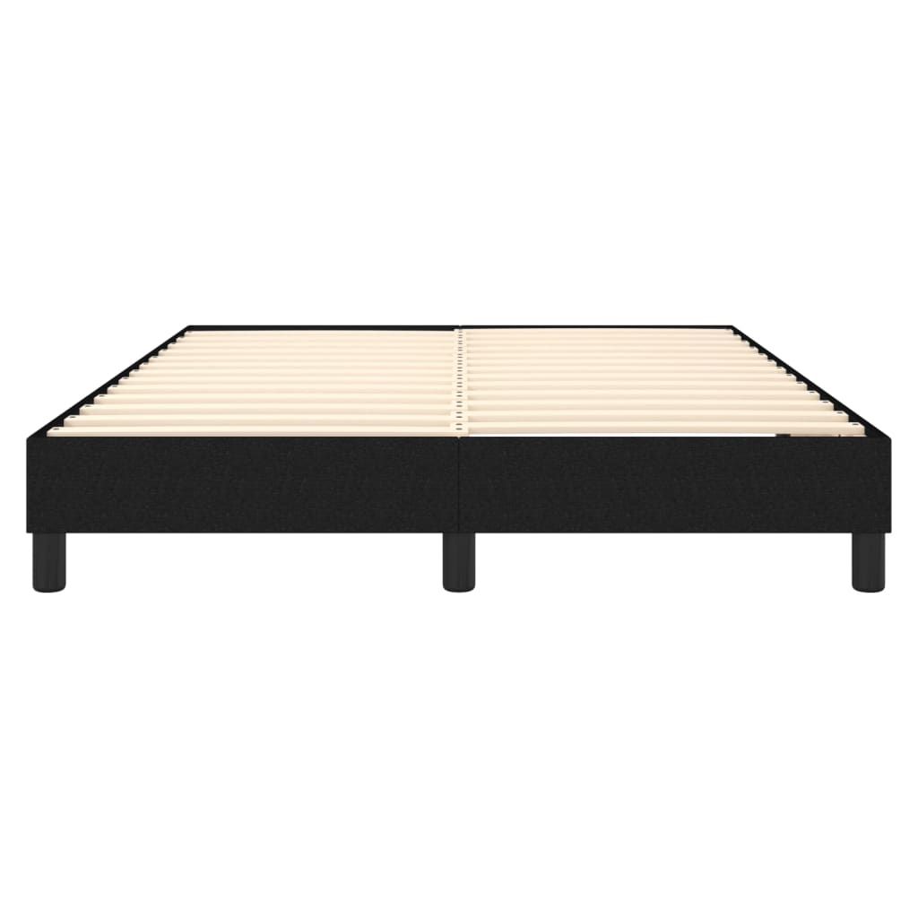Boxspring sengeramme 140x190 cm stof sort