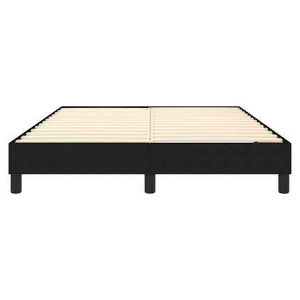 Boxspring sengeramme 140x190 cm stof sort