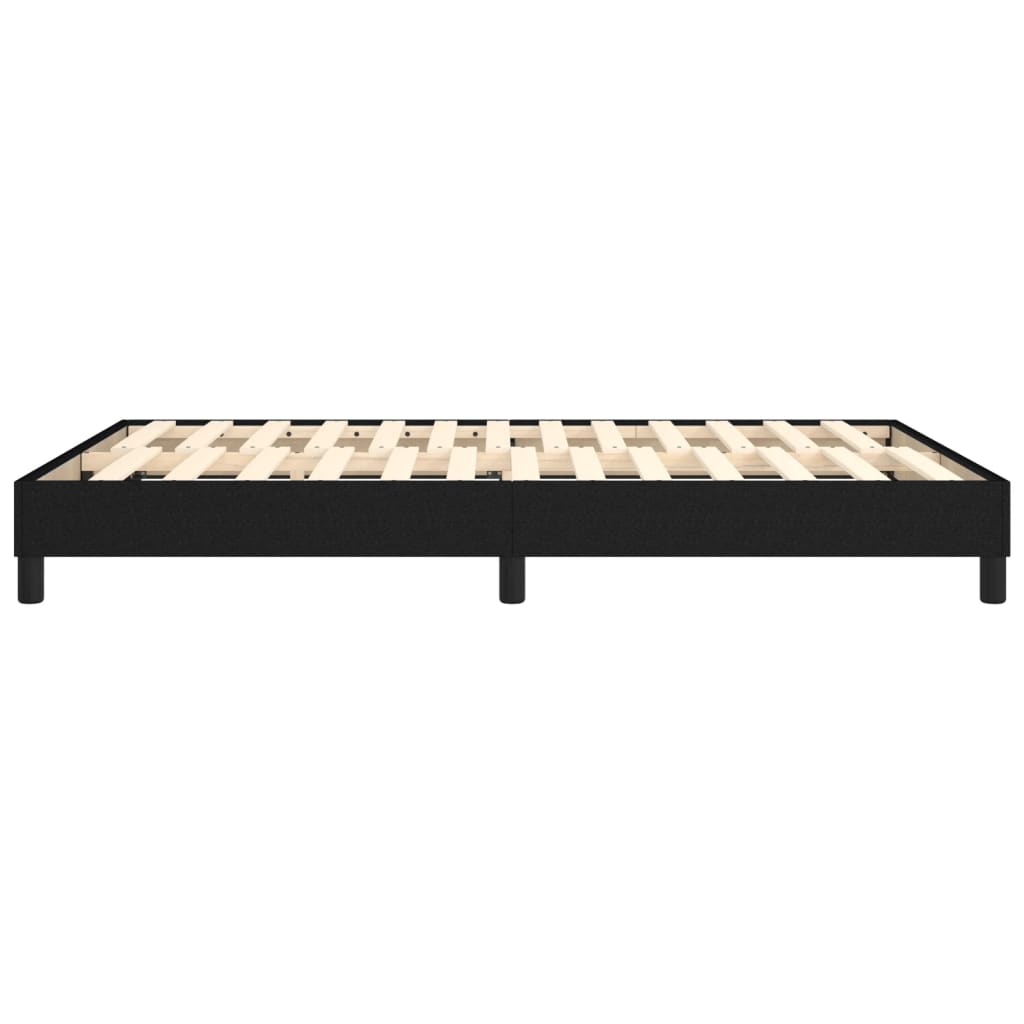 Boxspring sengeramme 140x190 cm stof sort